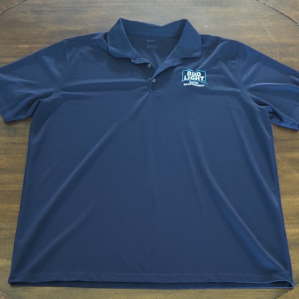 Nike Blue Polo Shirt Classic Style